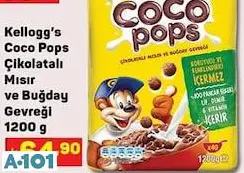 KELLOGG’S COCO POPS ÇİKOLATALI MISIR VE BUĞDAY GEVREĞİ